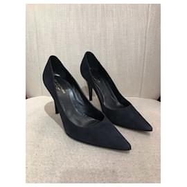 Sergio Rossi-SERGIO ROSSI  Heels T.eu 38 Suede-Black