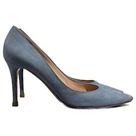 Gianvito Rossi-GIANVITO ROSSI  Heels T.eu 39 Suede-Blue