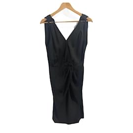 Saint Laurent-SAINT LAURENT  Dresses T.fr 38 Viscose-Black