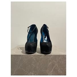 Yves Saint Laurent-YVES SAINT LAURENT  Heels T.eu 39 leather-Black