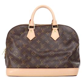 Louis Vuitton-LOUIS VUITTON Handtaschen T.  Leder-Braun