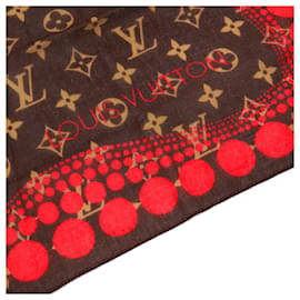 Louis Vuitton-LOUIS VUITTON  Scarves T.  cotton-Brown