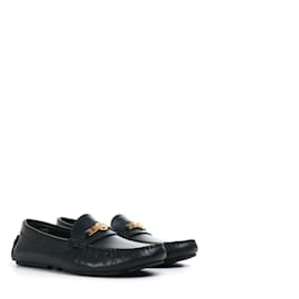 Versace-VERSACE  Flats T.eu 37 leather-Black