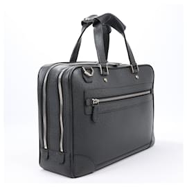 Louis Vuitton-Louis Vuitton Taiga Alexander Briefcase Slate in Black M31162-Black
