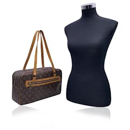 Louis Vuitton-Cite GM Schultertasche aus Canvas im Vintage-Monogramm-Design, M51181-Braun