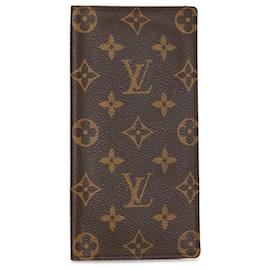 Louis Vuitton-Louis Vuitton Porte Valeurs Organizer Canvas Long Wallet M61823 in good condition-Brown