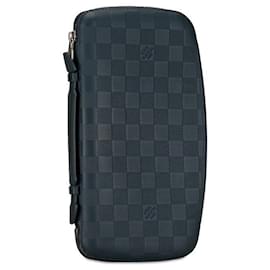 Louis Vuitton-Louis Vuitton Organizer Atoll Canvas Long Wallet N63222 in good condition-Black