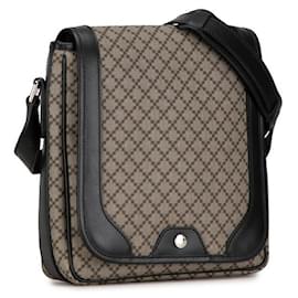 Gucci-Gucci Diamante Shoulder Bag  Canvas Shoulder Bag 295679 in excellent condition-Brown