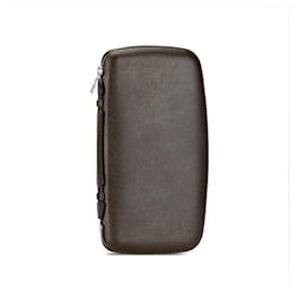 Louis Vuitton-Louis Vuitton Taiga Organizer Atoll Long Wallet M30658-Brown