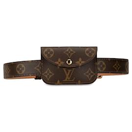 Louis Vuitton-Louis Vuitton Saint Tulle Pochette Solo Canvas Belt Bag M6948 In excellent condition-Marron