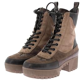 Louis Vuitton-LOUIS VUITTON  Boots T.eu 38 leather-Brown