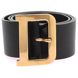 Christian Dior-CHRISTIAN DIOR  Belts T.cm 80 leather-Black