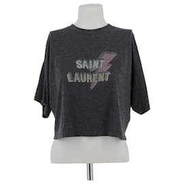 Saint Laurent-SAINT LAURENT  Tops T.International XS Cotton-Black