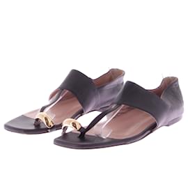 Autre Marque-GIA BORGHINI  Sandals T.eu 39 leather-Black