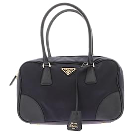 Prada-PRADA  Handbags T.  leather-Navy blue
