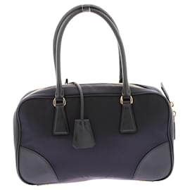 Prada-PRADA  Handbags T.  leather-Navy blue