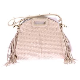Borse MAJE T.  Di vimini Beige