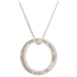 Tiffany & Co-silver 1837 Circle Pendant-Silvery