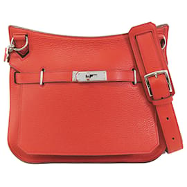 Hermès-Hermès Red Taurillon Clemence Jypsiere 28-Red