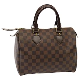 Louis Vuitton-LOUIS VUITTON Damier Ebene Speedy 25 Hand Bag N41532 LV Auth 76330-Other