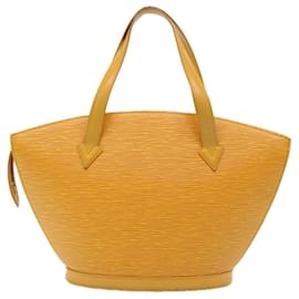 Louis Vuitton-LOUIS VUITTON Epi Saint Jacques Hand Bag Yellow M52279 LV Auth 77185-Yellow