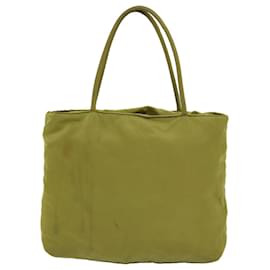 Prada-PRADA Hand Bag Nylon Green Auth yk12813-Green