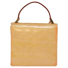 Louis Vuitton-LOUIS VUITTON Vernis Spring Street Sac à main Marshmallow Rose M91033 auth 76915-Autre