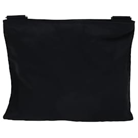 Prada-PRADA Shoulder Bag Nylon Black Auth bs14465-Black