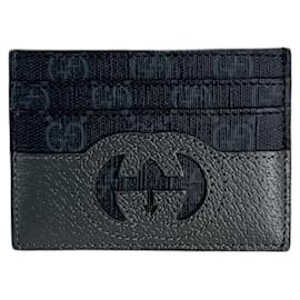 Gucci-Gg supreme wallet-Grey