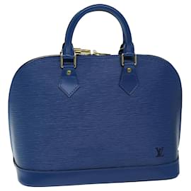 Louis Vuitton-LOUIS VUITTON Epi Alma Hand Bag Toledo Blue M52145 LV Auth 76868-Blue