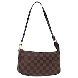 Louis Vuitton-LOUIS VUITTON Damier Ebene Pochette Pochette Nouveau Modèle N41206 Auth LV 76756-Autre