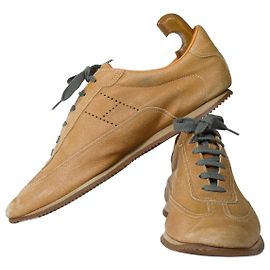 Hermès Chaussure HERMES en Cuir Beige - 101921 Beige