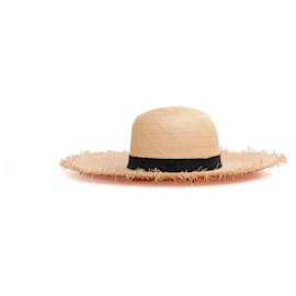 Maison Michel-MAISON MICHEL  Hats T.International S Leather-Beige