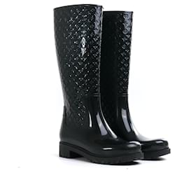 Louis Vuitton-LOUIS VUITTON  Boots T.eu 39 leather-Black