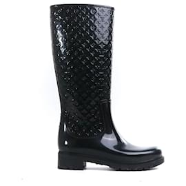 Louis Vuitton-LOUIS VUITTON  Boots T.eu 39 leather-Black