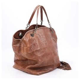 Louis Vuitton-Louis Vuitton Bolsa de ombro Paris Souple Whisper GM em couro marrom M95828-Marrom