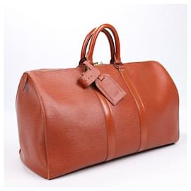 Louis Vuitton-Louis Vuitton Epi Leather Keepall 45 Travel Bag in Brown M42978-Brown