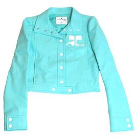 Courreges Jaquetas Azul
