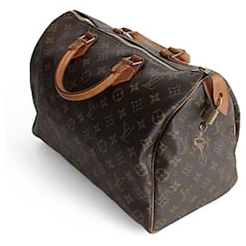 Louis Vuitton-Louis Vuitton Speedy 35 monogram handbag-Brown