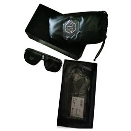 Philipp Plein Sunglasses Black Metal Men Black