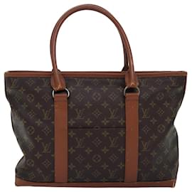 Louis Vuitton-LOUIS VUITTON Monogram Sac Weekend PM Tote Bag M42425 LV Auth yk12753-Monogram