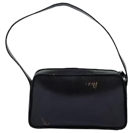 Gucci-GUCCI Shoulder Bag Leather Black 001 3031 auth 77398-Black
