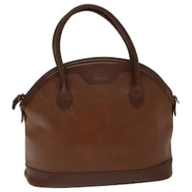 Autre Marque-Burberrys Hand Bag Leather Brown Auth yk12773-Brown