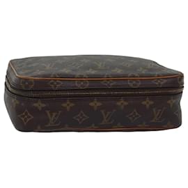 Louis Vuitton-LOUIS VUITTON Monogram Trousse Boite Trousse Cosmétique M47640 Auth LV 77270-Monogramme