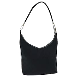 Gucci-gucci GG Canvas Shoulder Bag black 001 3814 Auth ep4311-Black