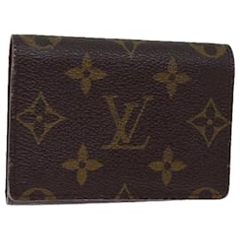 Louis Vuitton-LOUIS VUITTON Monogram Amberop Cartes de Visit Card Case M62920 LV Auth 77239-Monogram