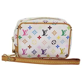 Louis Vuitton-LOUIS VUITTON Pochette Monogram Multicolore Trousse Wapity Blanc M58033 auth 77056-Blanc