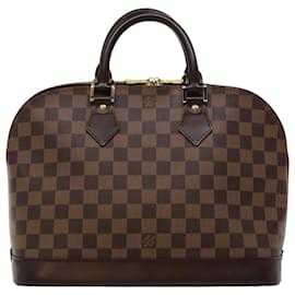 Louis Vuitton-LOUIS VUITTON Damier Ebene Alma Sac à main N51131 Auth LV 76965-Autre