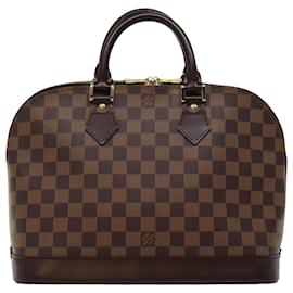Louis Vuitton-LOUIS VUITTON Damier Ebene Alma Hand Bag N51131 LV Auth 76965-Other