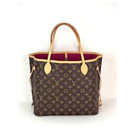 Louis Vuitton-LOUIS VUITTON Sac cabas monogramme Neverfull MM-Marron